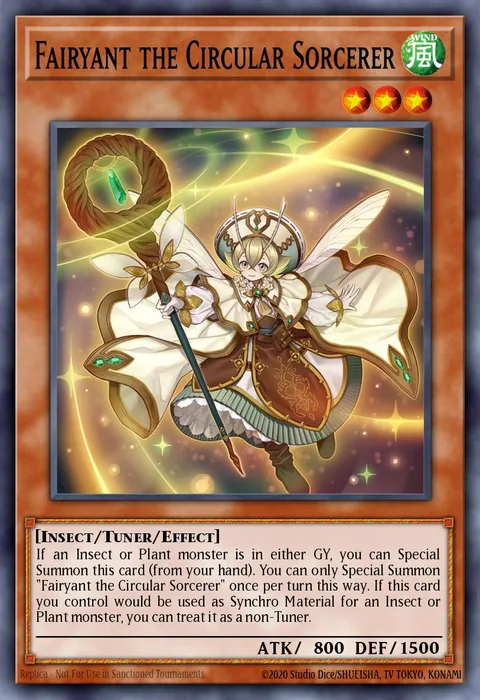 Fairyant the Circular Sorcerer trading card