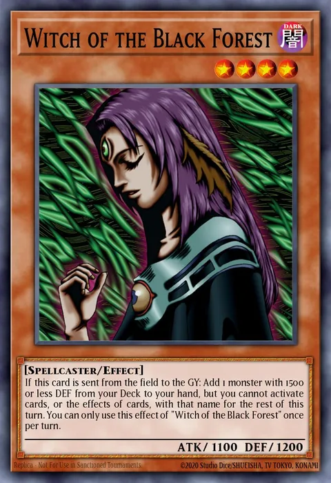 Witch of the Black Forest trading card