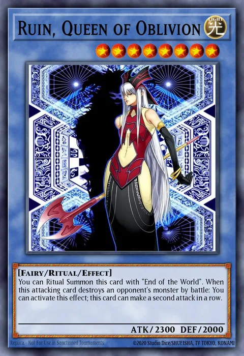 Ruin, Queen of Oblivion trading card