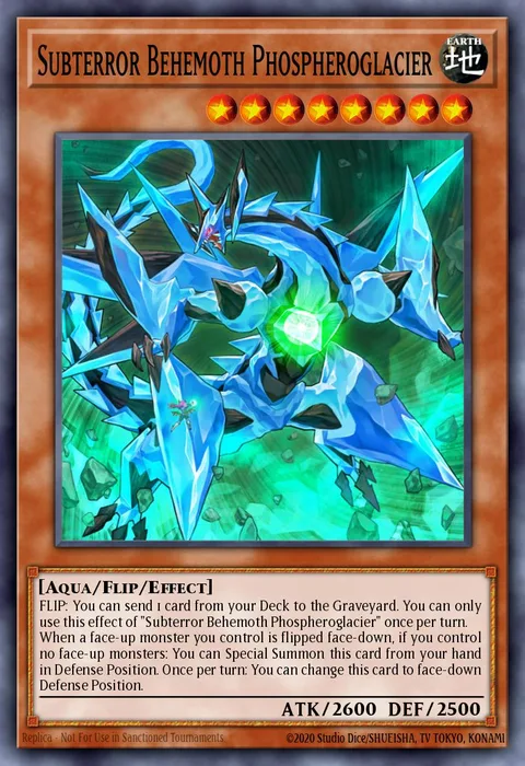 Subterror Behemoth Phospheroglacier trading card