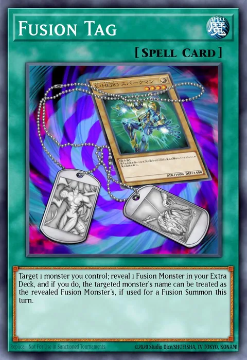 Fusion Tag trading card