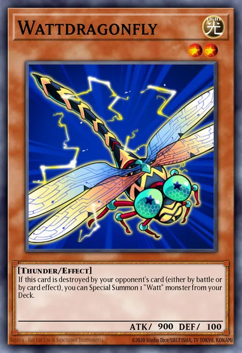 Wattdragonfly trading card