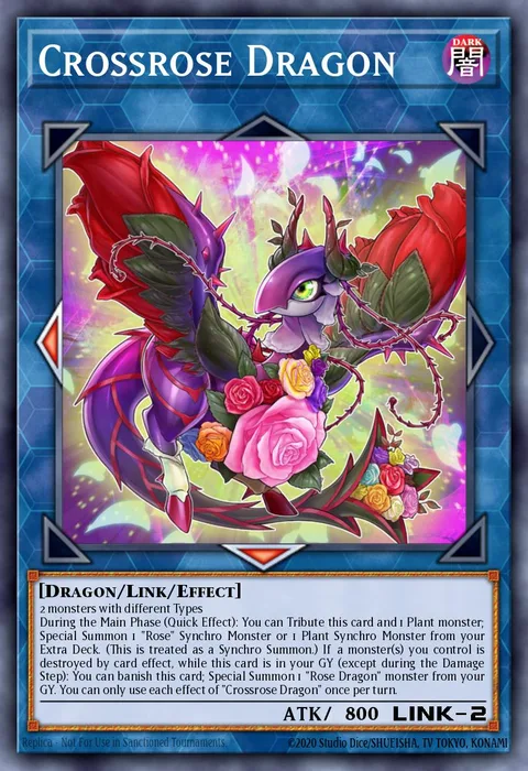Crossrose Dragon trading card
