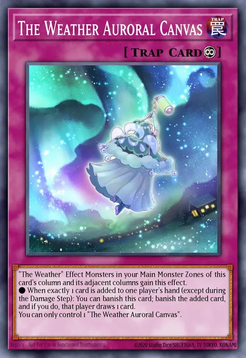 The Weather Auroral Canvas trading card