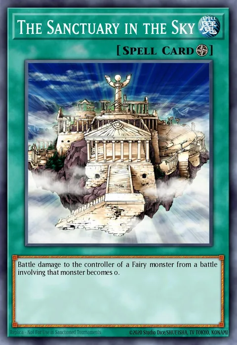 The Sanctuary in the Sky trading card