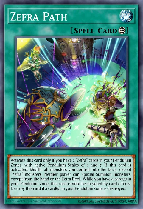 Zefra Path trading card