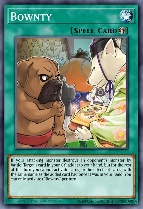 Bownty trading card