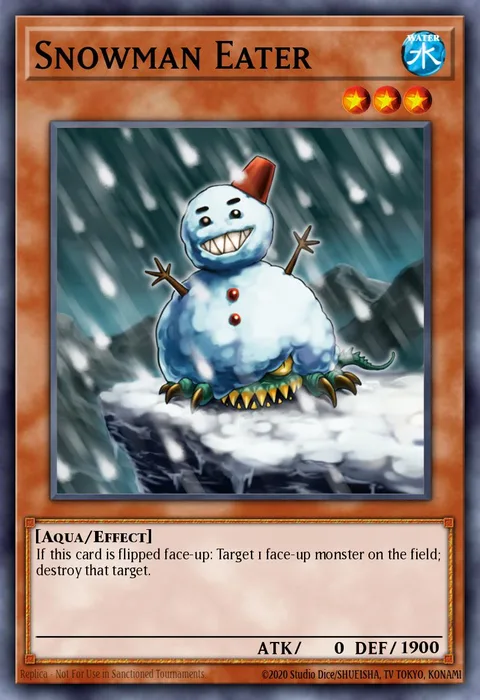 Snowman Eater trading card