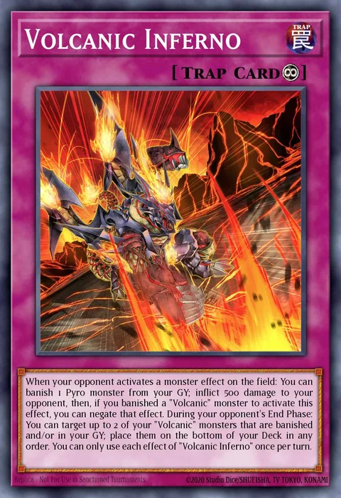 Volcanic Inferno trading card