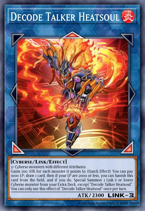 Decode Talker Heatsoul trading card