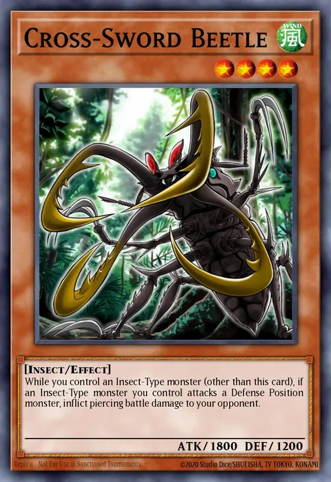 Cross-Sword Beetle trading card