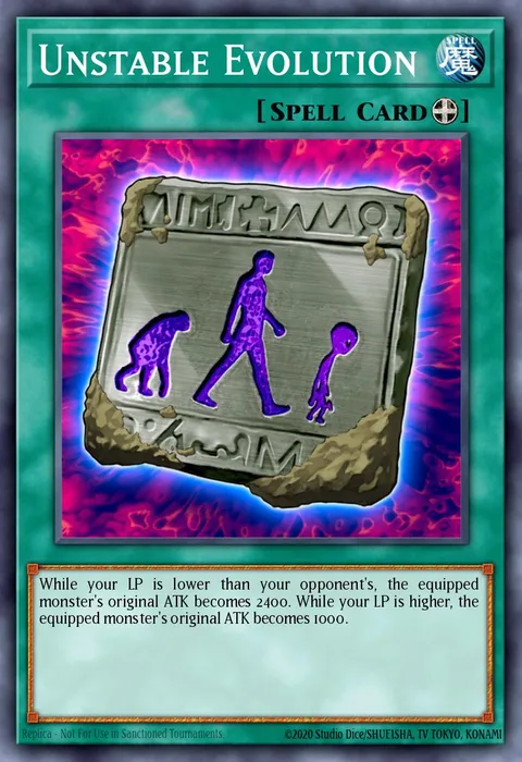 Unstable Evolution trading card