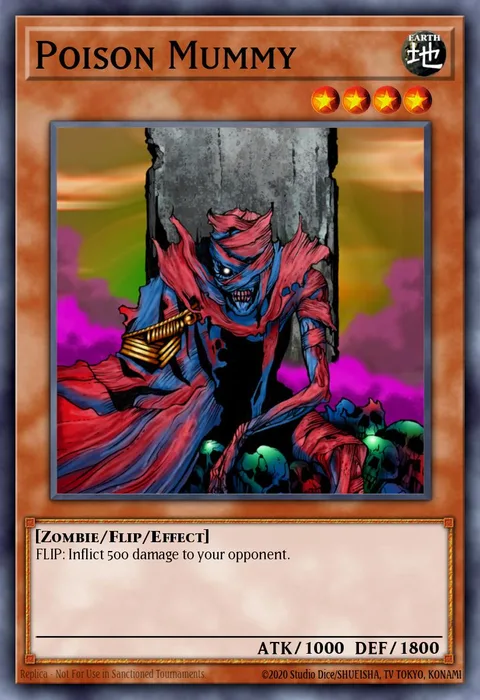 Poison Mummy trading card