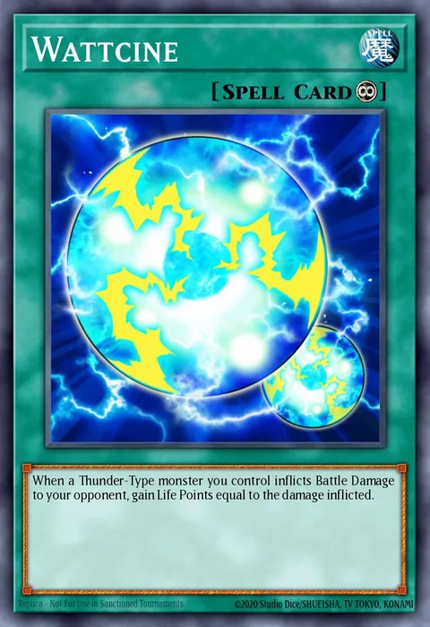 Wattcine trading card