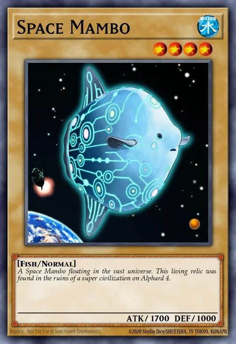 Space Mambo trading card