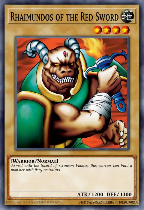 Rhaimundos of the Red Sword trading card