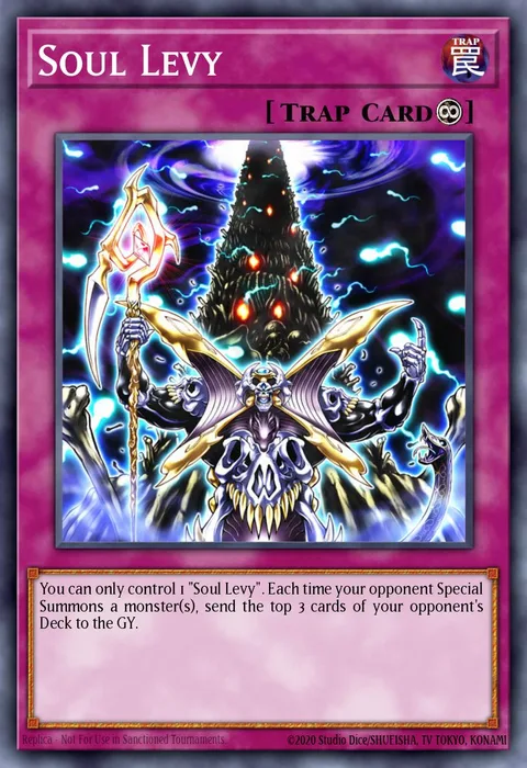 Soul Levy trading card