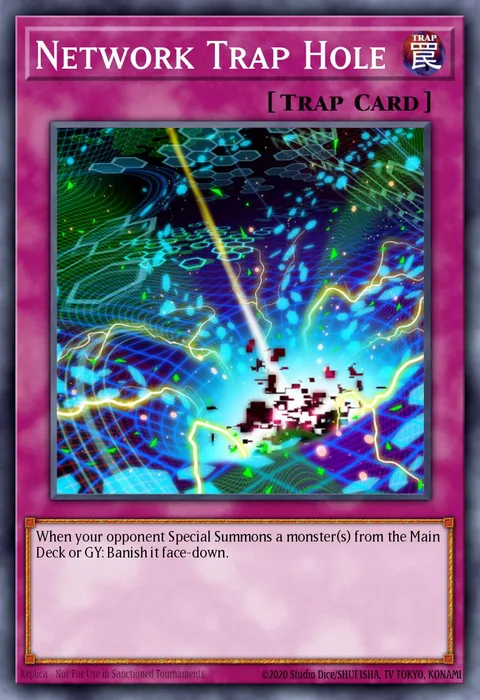 Network Trap Hole trading card