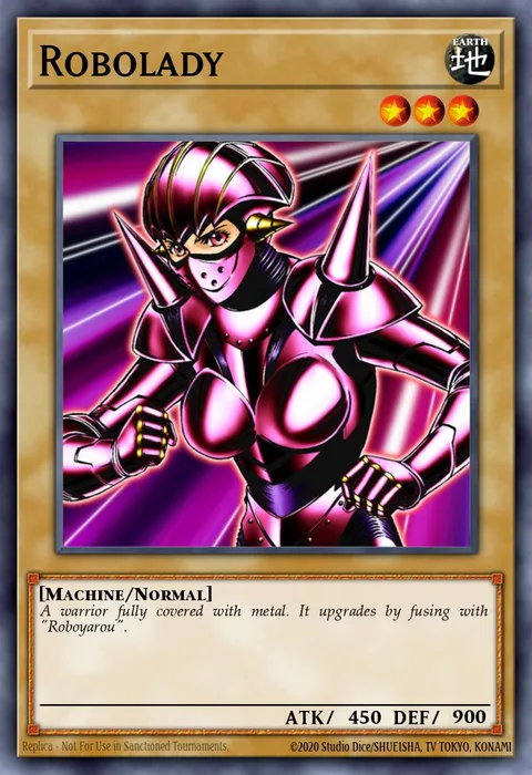 Robolady trading card