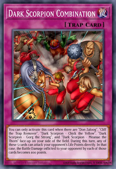 Dark Scorpion Combination trading card
