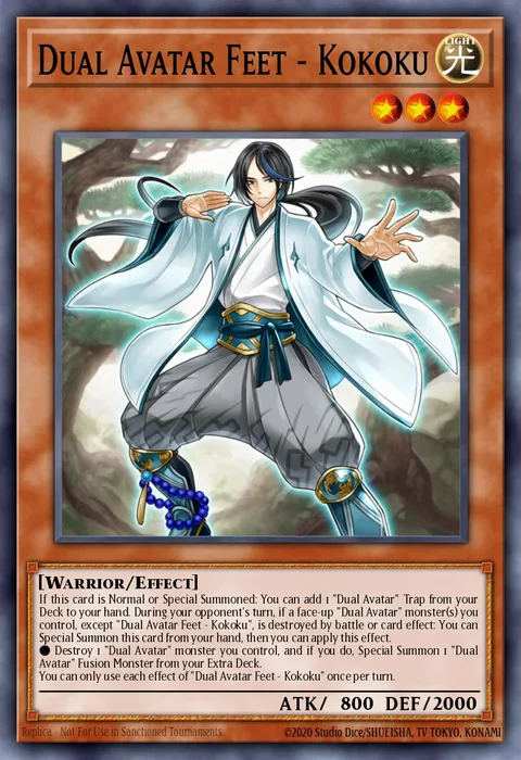 Dual Avatar Feet - Kokoku trading card