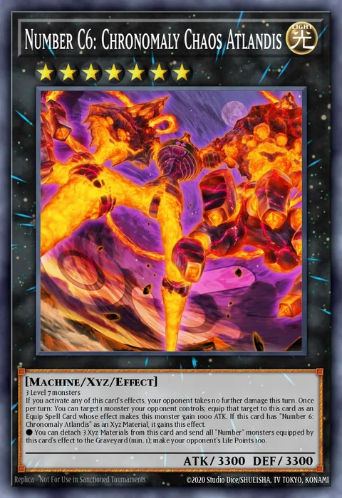 Number C6: Chronomaly Chaos Atlandis trading card