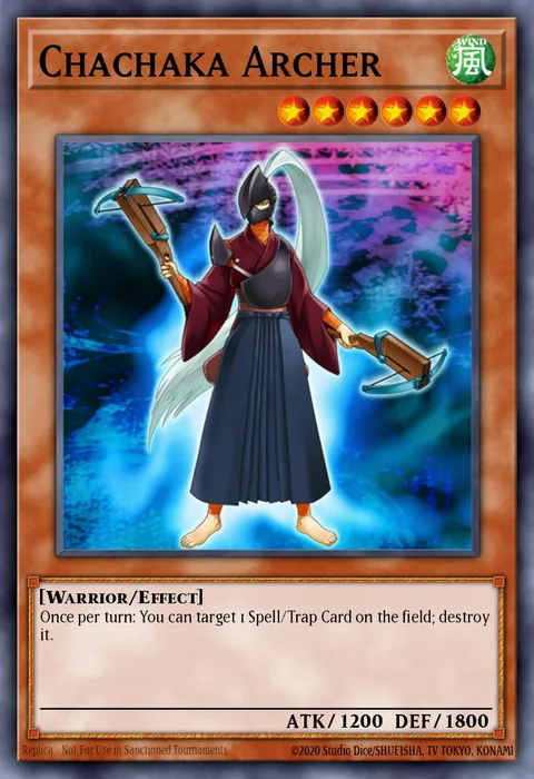 Chachaka Archer trading card