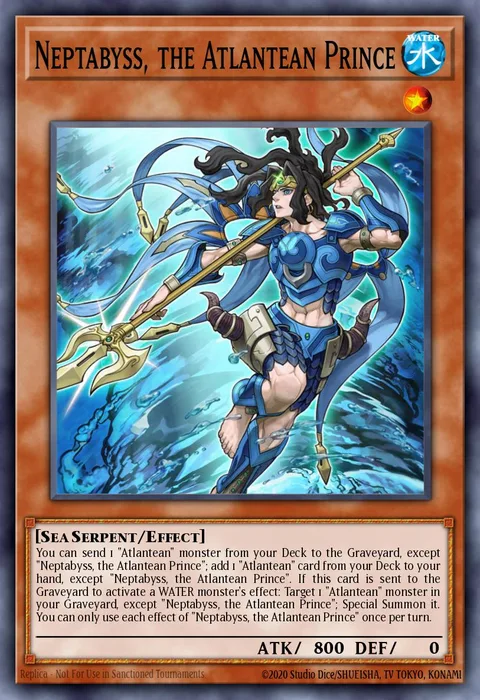 Neptabyss, the Atlantean Prince trading card