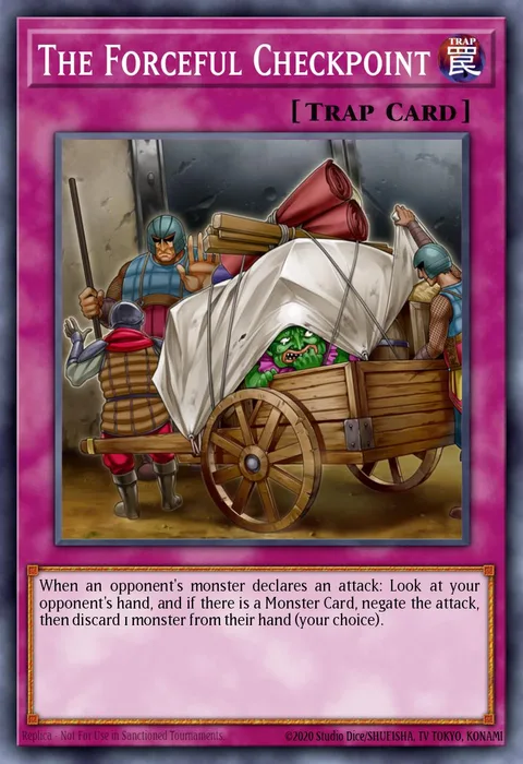The Forceful Checkpoint trading card