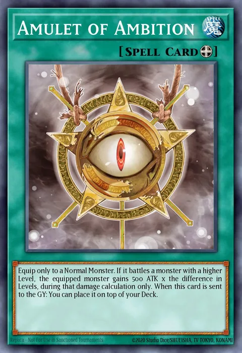 Amulet of Ambition trading card