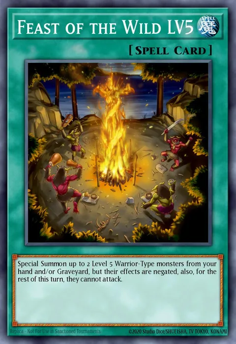 Feast of the Wild LV5 trading card