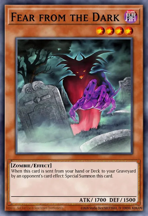 Fear from the Dark trading card