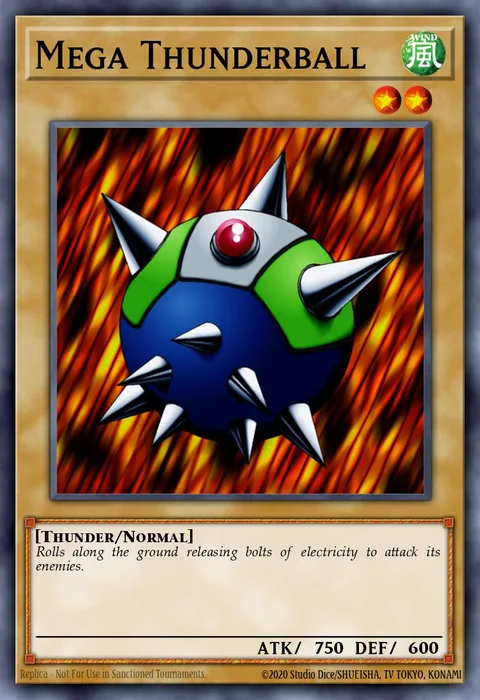 Mega Thunderball trading card