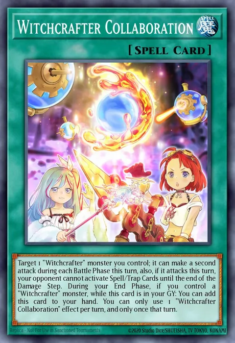 Witchcrafter Collaboration trading card