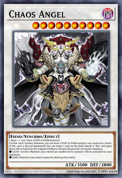 Chaos Angel trading card