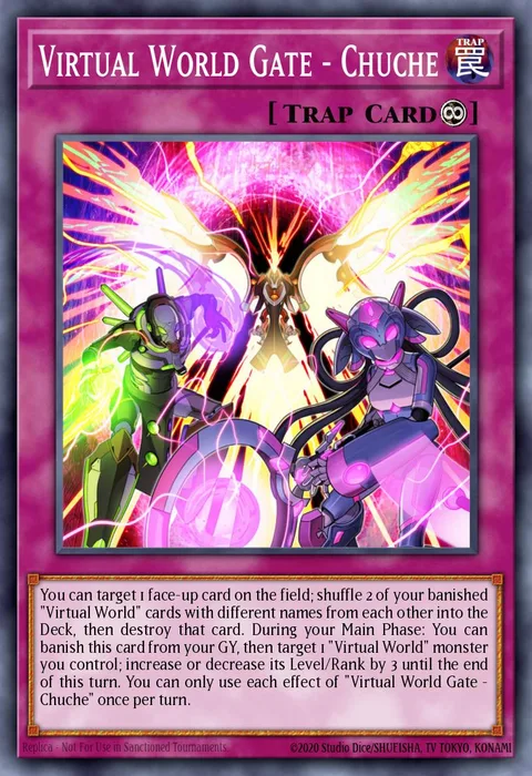 Virtual World Gate - Chuche trading card