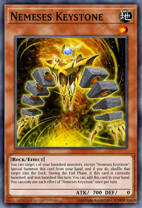 Nemeses Keystone trading card