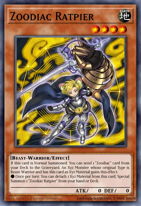 Zoodiac Ratpier trading card
