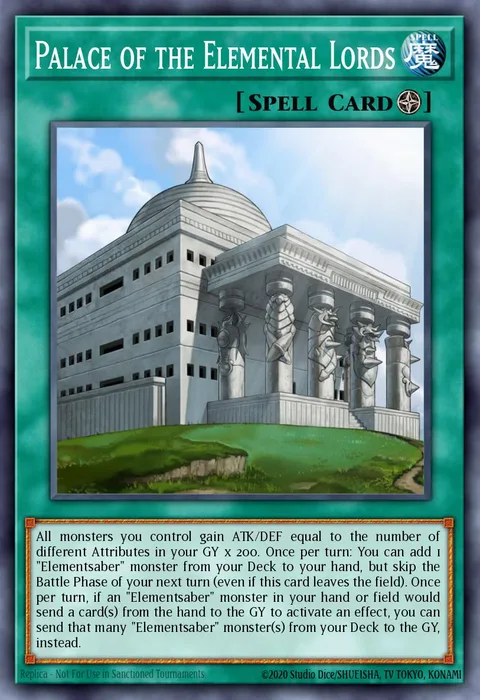 Palace of the Elemental Lords trading card
