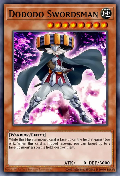 Dododo Swordsman trading card