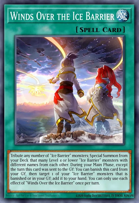 Winds Over the Ice Barrier trading card
