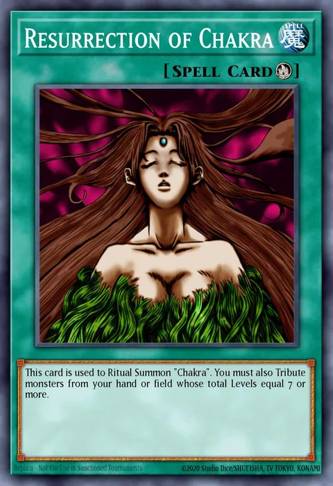 Resurrection of Chakra trading card