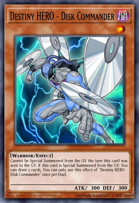 Destiny HERO - Disk Commander trading card