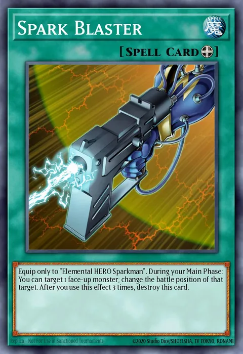 Spark Blaster trading card