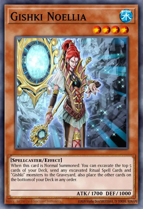 Gishki Noellia trading card
