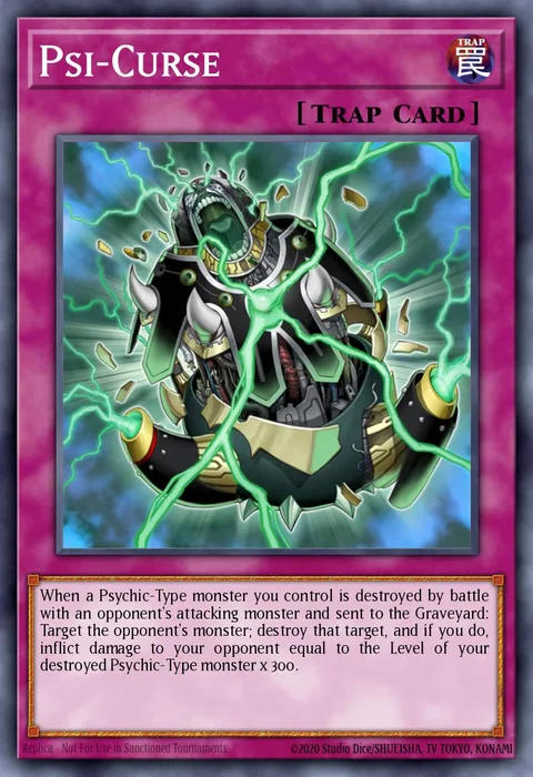 Psi-Curse trading card