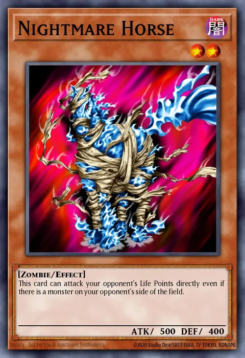 Nightmare Horse trading card