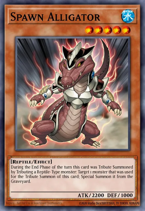 Spawn Alligator trading card