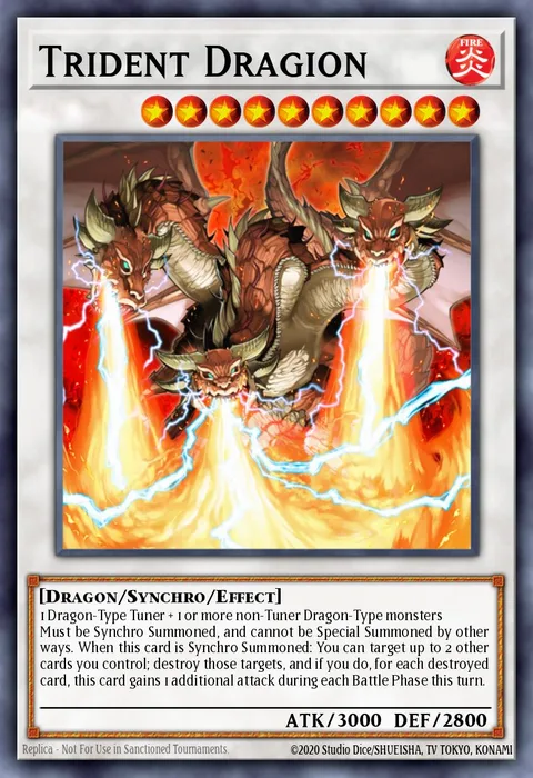Trident Dragion trading card