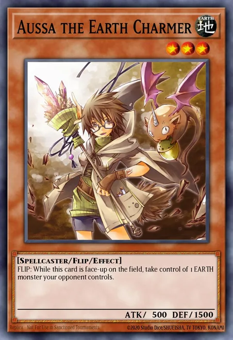 Aussa the Earth Charmer trading card